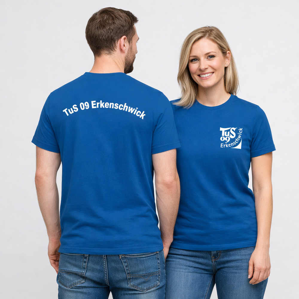 Element 1 von 3 (Bild) – Unisex T-Shirt, royal blau, Gr. XS
